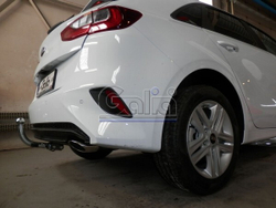 Фаркоп оцинкованный Galia K044A для Kia Ceed хетчбек 5 дверей, только бензин (не дизель) 2018-(паспорт и сертификат в комплекте)(без электрики)