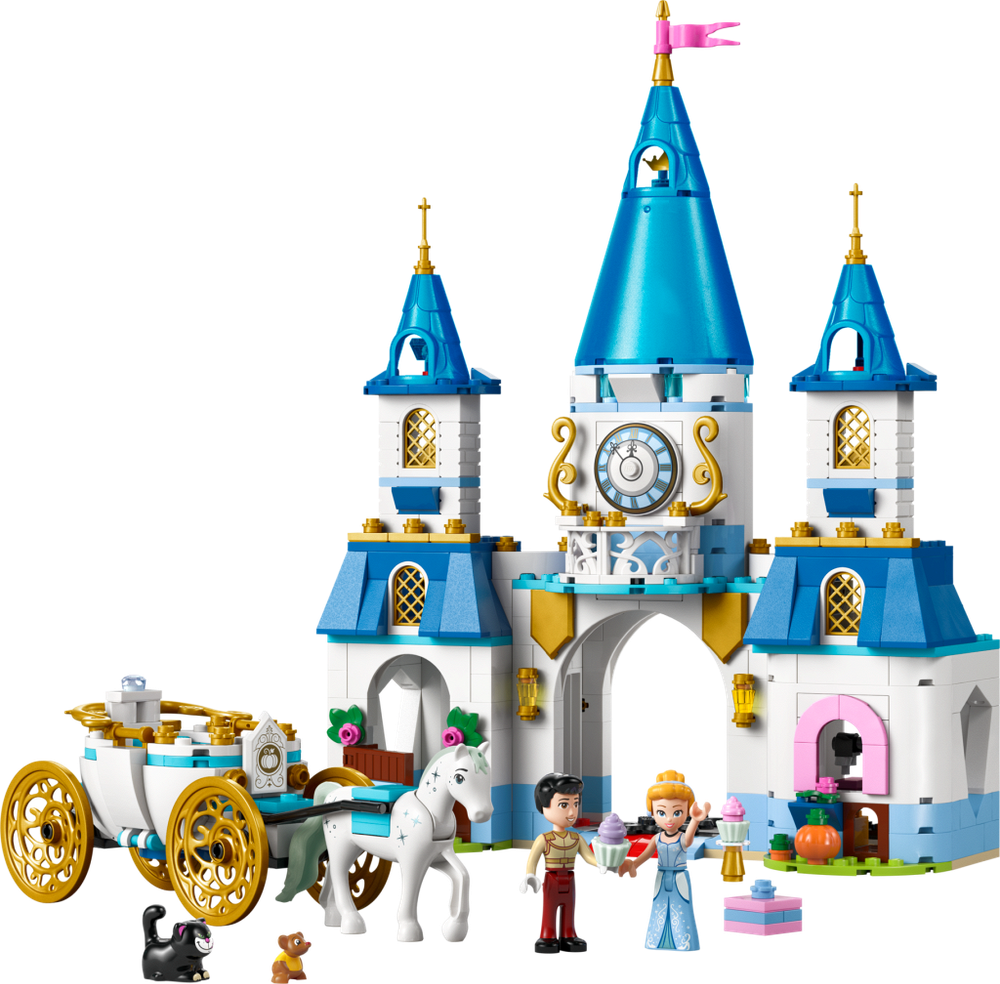 LEGO Disney 43275 «Замок Золушки и конная карета» — сказка Дисней у вас дома