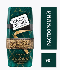 КОФЕ CARTE NOIRE VOYAGE AU BRESIL 90ГР