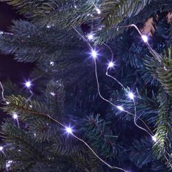 ULD-S10000-1000-DTA-RC WHITE IP44 DEW Гирлянда светодиодная Роса. 100м. 1000 светодиодов. Белый свет. Пульт ДУ в-к. Провод прозрачный. ТМ Uniel