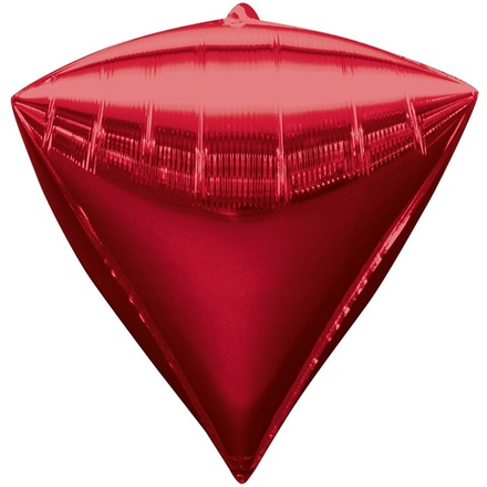 А 3D АЛМАЗ Б/РИС 17" Металлик Красный