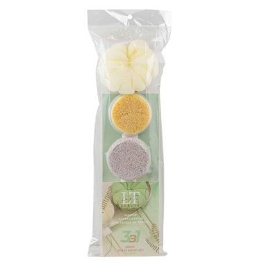 Набор банных принадлежностей по уходу за телом (для взрослых) La and Te beaute LT-BCA2(белый)