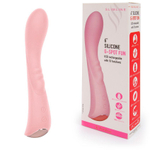 Нежно-розовый вибромассажер 6 Silicone G-Spot Fun - 19,1 см. (Цвет: нежно-розовый)