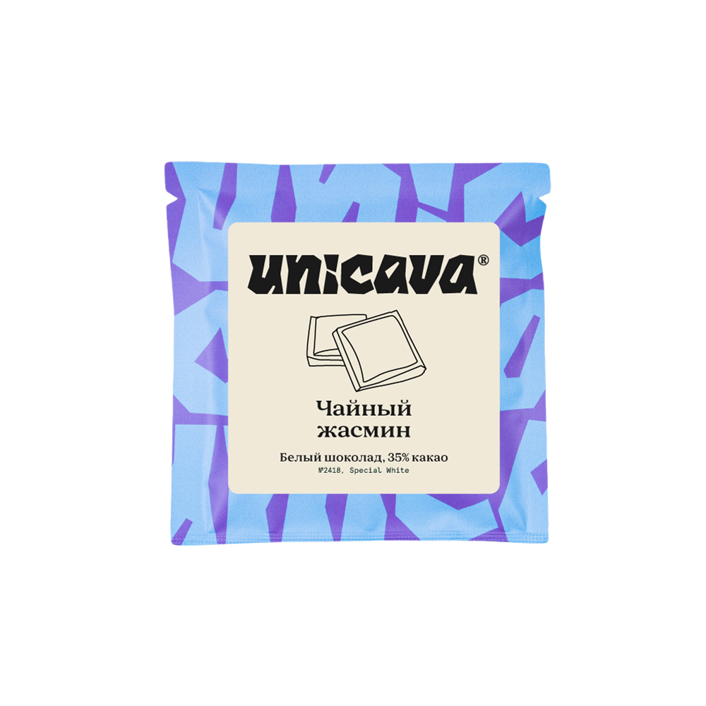 Белый шоколад "Чайный жасмин" (35% какао)