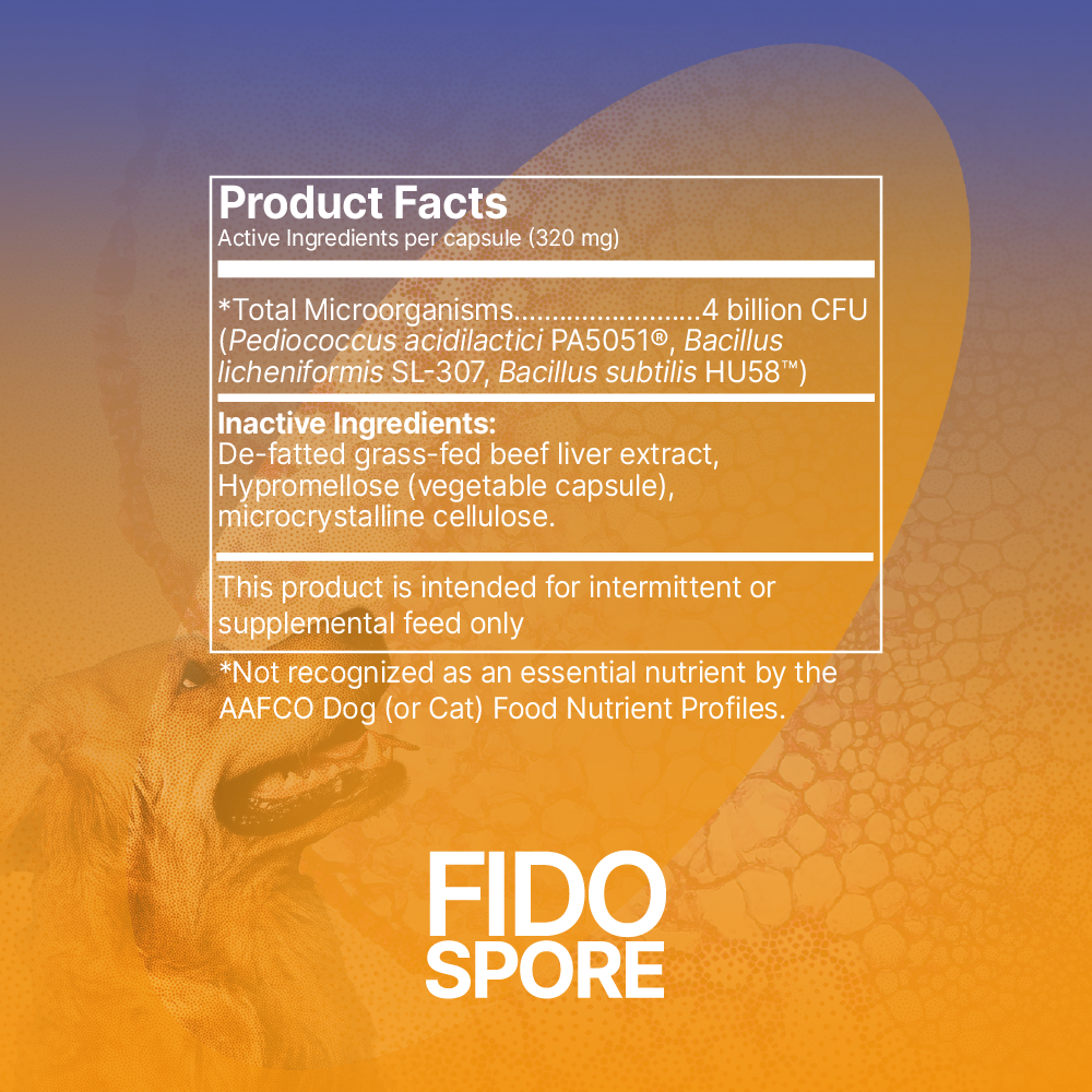 MicrobiomeLabs - FidoSpore 30 capsules