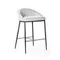 Полубарный стул Barkley серый микровелюр