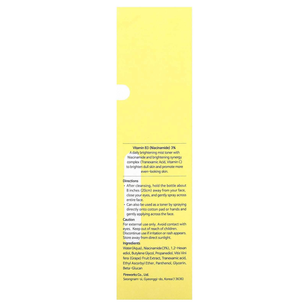 Tiam, Vita B3 Mist Toner, 200 мл (6,76 жидк. унц.)