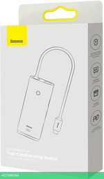 USB-хаб Baseus Lite Series Black (WKQX030301)