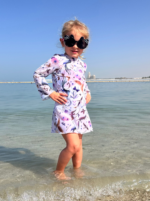 Туника SPF детская Птицы Белые