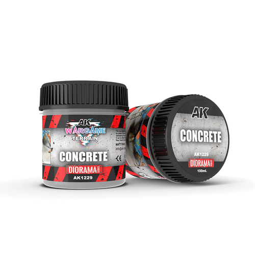 Текстурная паста AK Interactive Terrains Concrete 100 ml