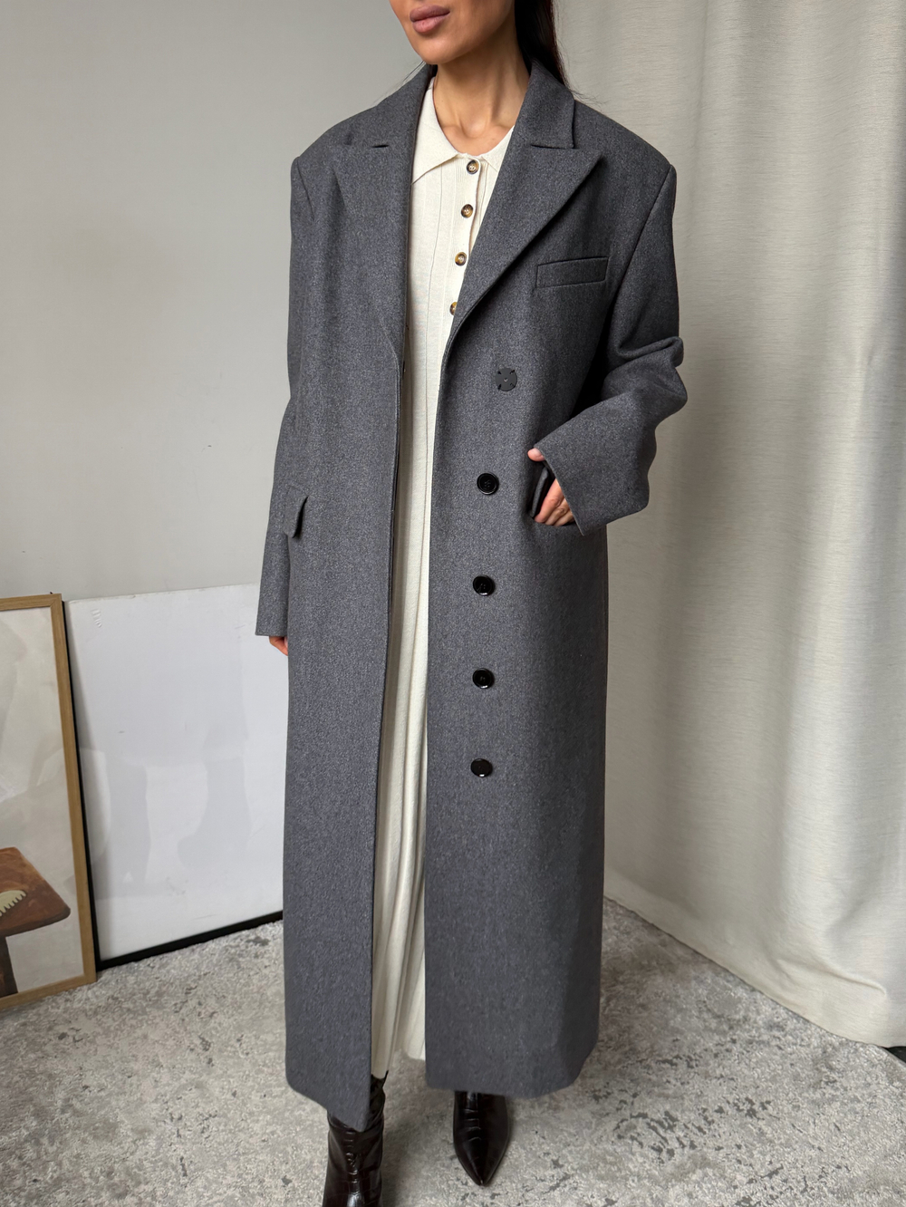 Шерстяное пальто 1811 Eighteen One One, XS