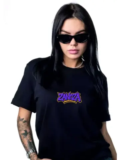 Футболка черная Zanoza Violet