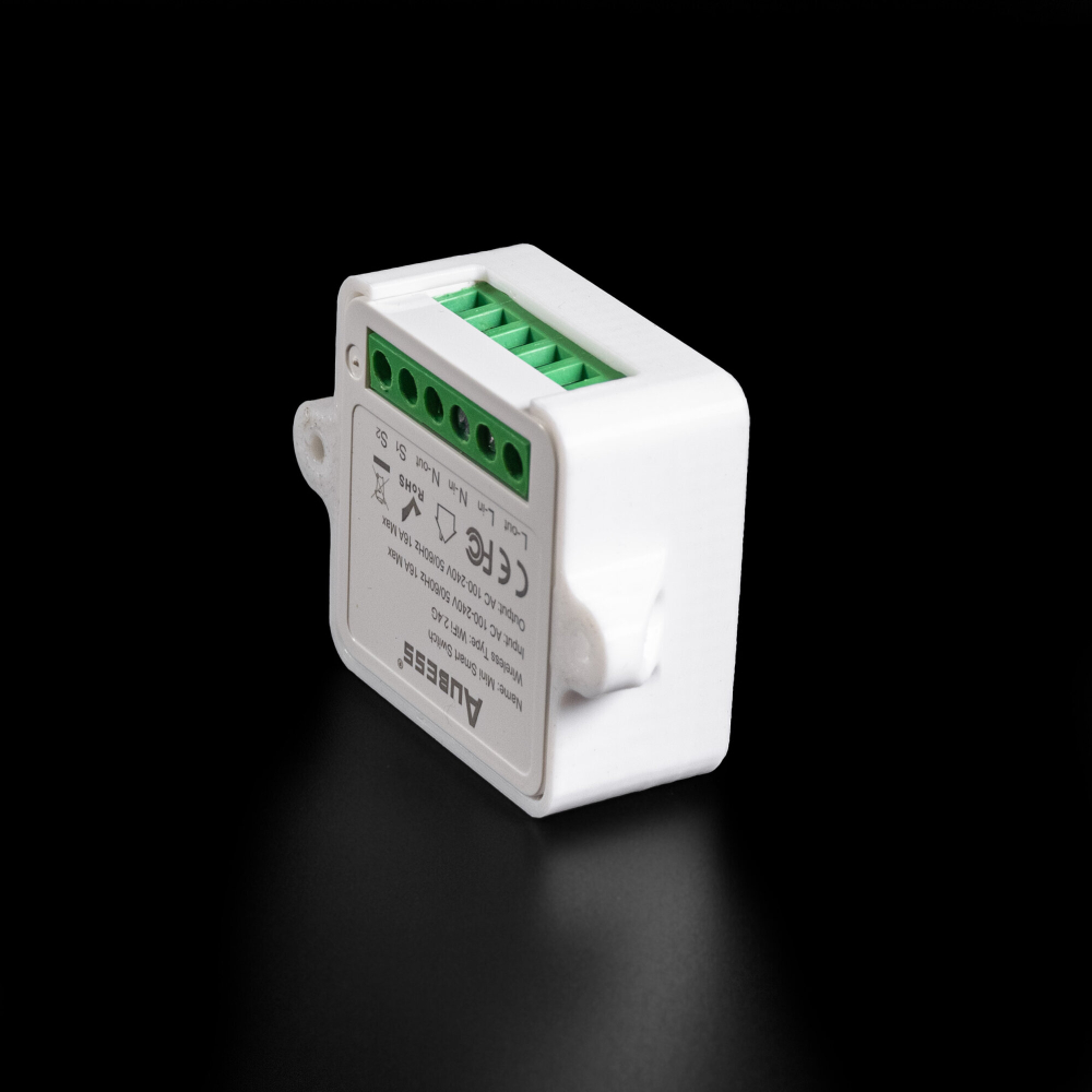 Крепление реле Aubess mini SMART switch на стену, белое