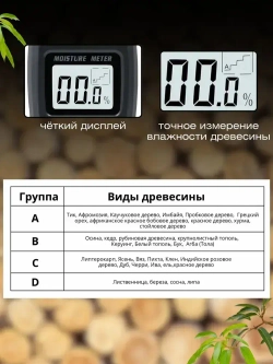 Цифровой измеритель влажности древесины - Влагомер (гигрометр, тестер, детектор влажности древесины)