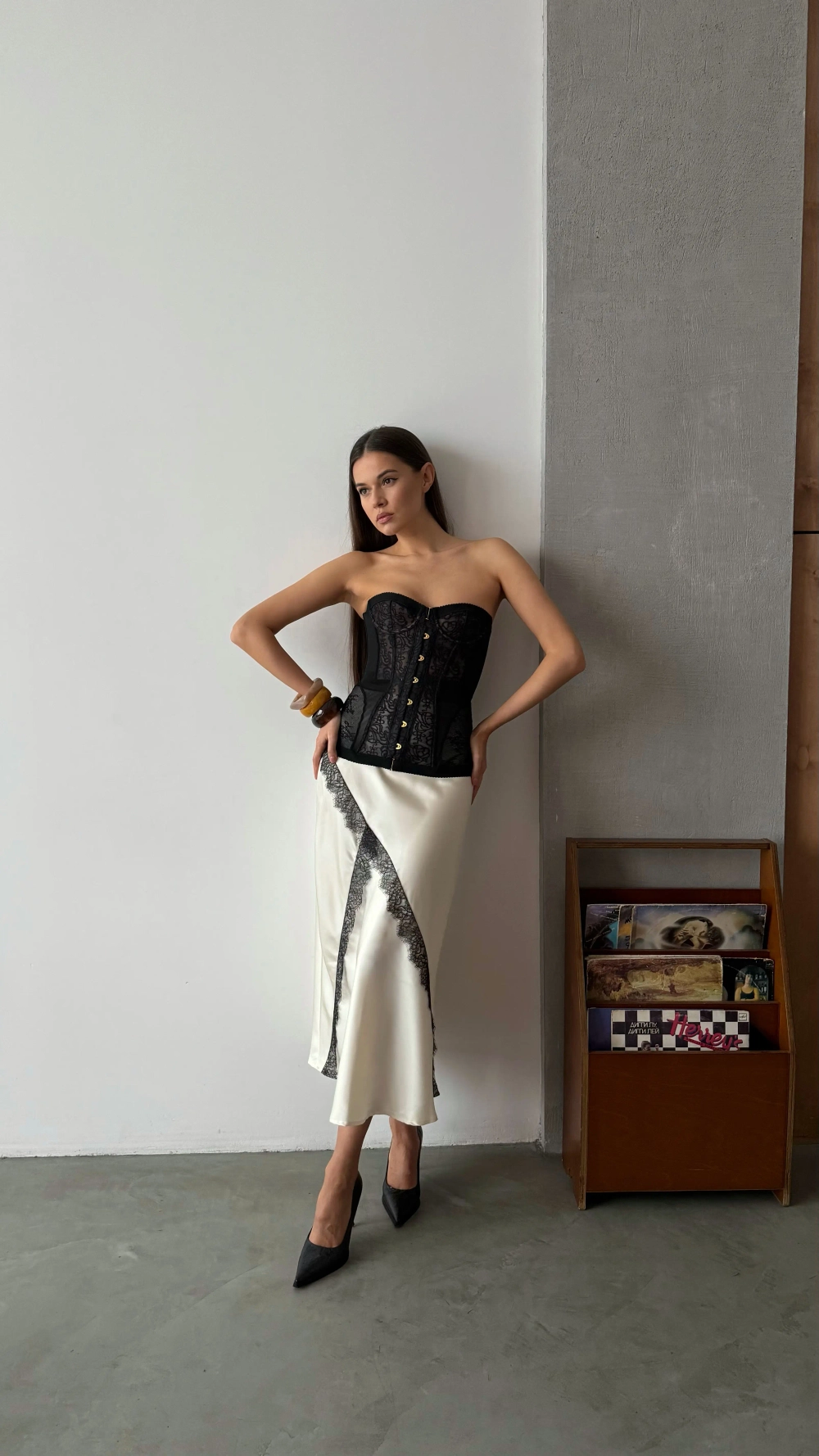 Юбка Fatal silk, Молочный