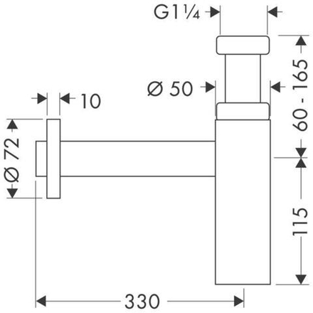 Сифон Hansgrohe Flowstar S 52105000