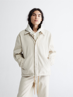 Куртка Calvin Klein Standards Overdyed Linen Denim Coach Alabaster Rinse