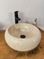 Раковина из мрамора Donut Cream Allur DM-65666 40*40*15