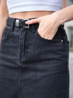 Юбка джинсовая миди