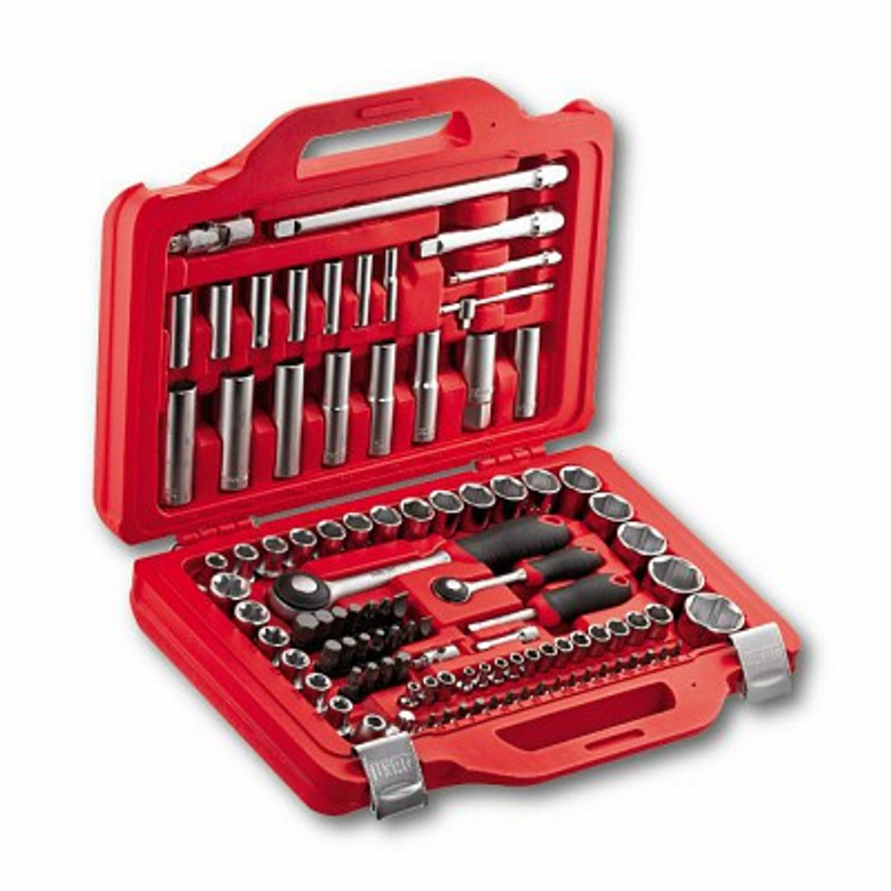 601 1/4-1/2 J100 Набор инструмента 100 предмета в пластиковом ящике, USAG (Италия)