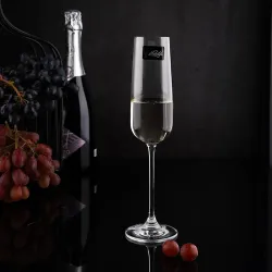 Бокал-флюте для шампанского 265 мл хр. стекло Bistro "Edelita" d 4,2/5,3 см h25,2 см P.L. [6]