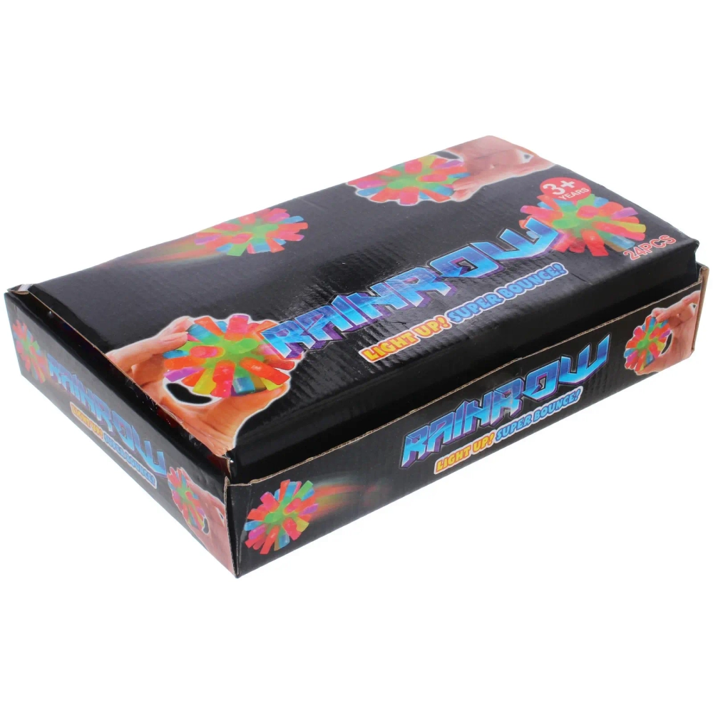 Мяч 6 см «Яркое веселье» попрыгун, с подсветкой