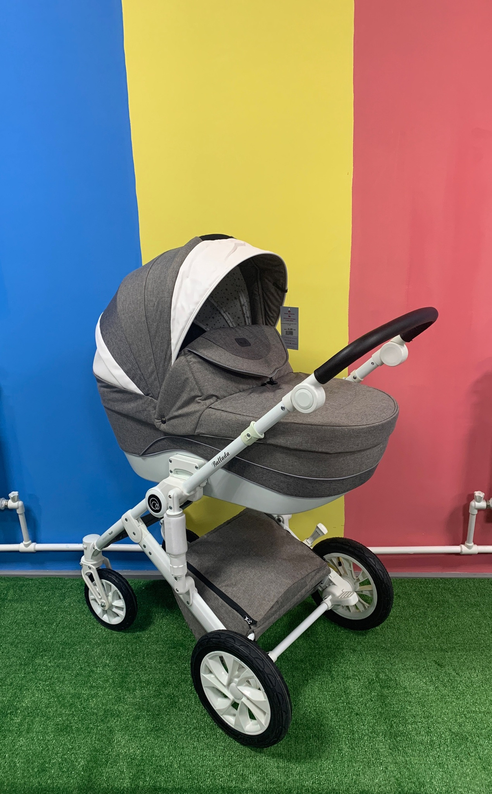 Коляска детская Rant "BALLADA" RA207 2 in 1 grey