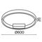 Потолочный светодиодный светильник Maytoni Rim MOD058CL-L35BK