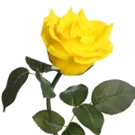 Цветок искусственный «Natur» 50см Роза желтая