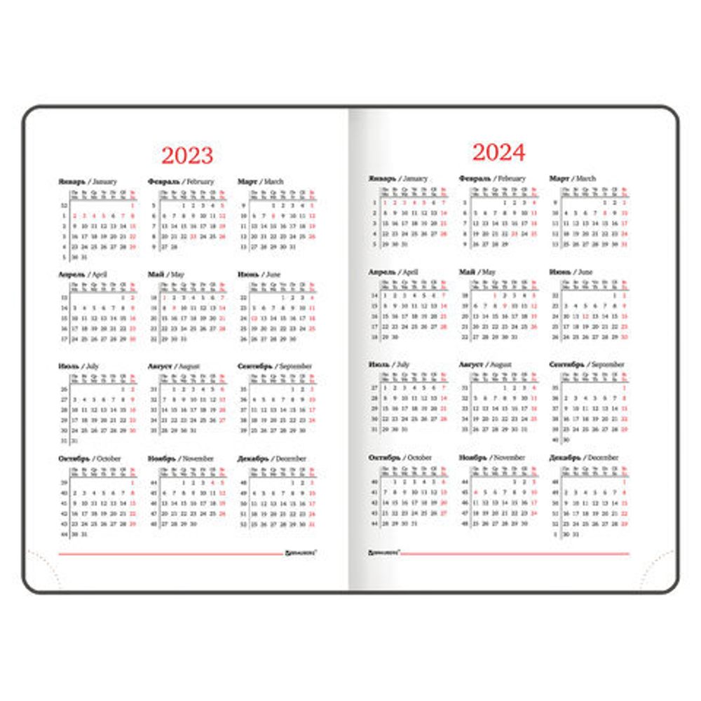 Ежедневник датированный 2023 А5 138x213 мм BRAUBERG "Select", балакрон, розовый, 114061