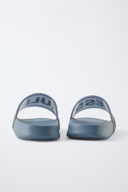 ZARA ТАПОЧКИ ДЛЯ БАССЕЙНА, СИНИЙ