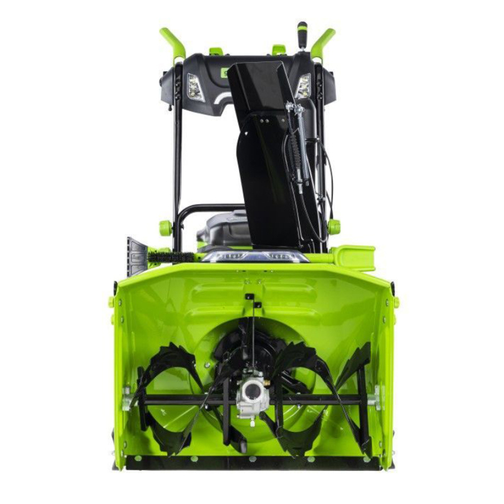 Снегоуборщик аккумуляторный Greenworks 2602807, 82V, 61 см, самоходный, бесщеточный, без АКБ и ЗУ