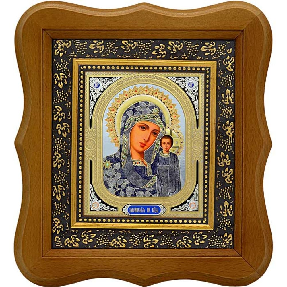 Казанская Божья матерь. Печатная икона