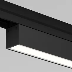 Уличный трековый светильник Базис / Basis Exility IP 4000К 24Вт 120° черный Outdoor o-tr02-1-s-24wb4k