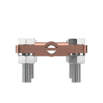 Соединитель пруток-пруток, D8 мм, медь