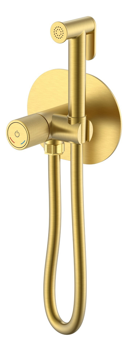 Boheme Смеситель гигиенический TECH Mat Gold