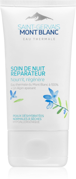 SAINT-GERVAIS MONT BLANC EAU THERMALE - регенерирующий ночной крем для сухой и очень сухой кожи /   40  ml  / GTIN 3600550946963