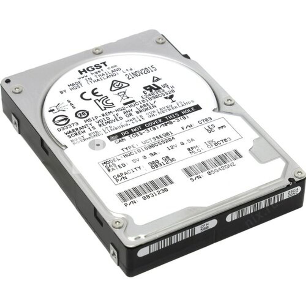 Жесткий диск Hitachi 900Gb 10K 2.5" SAS 12Gb HUC101890CSS204