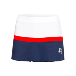 Женская теннисная юбка BB by Belen Berbel Nano Skirt Women - White, Multicoloured