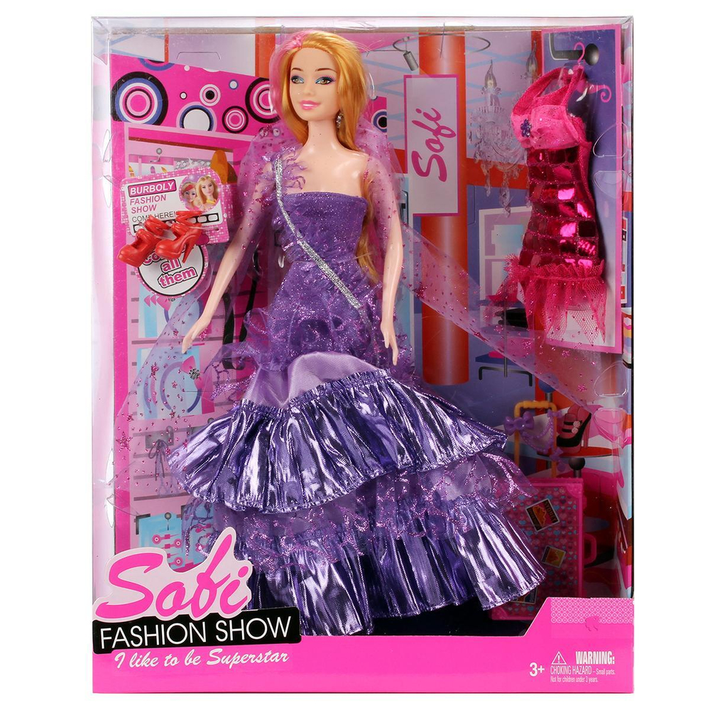 Кукла тип Модель 29см. с аксесс. в ассорт. коробка BBL77153