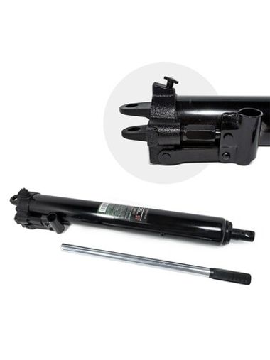 Цилиндр гидравлический удлиненный, 3т (общая длина - 660мм, ход штока - 500мм) RockForce##Rock FORCE RF-1203-1