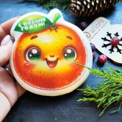 Пряник медовый «Мандарин» / 55 гр