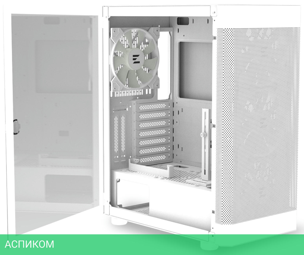Корпус Zalman i4 TG без БП белый
