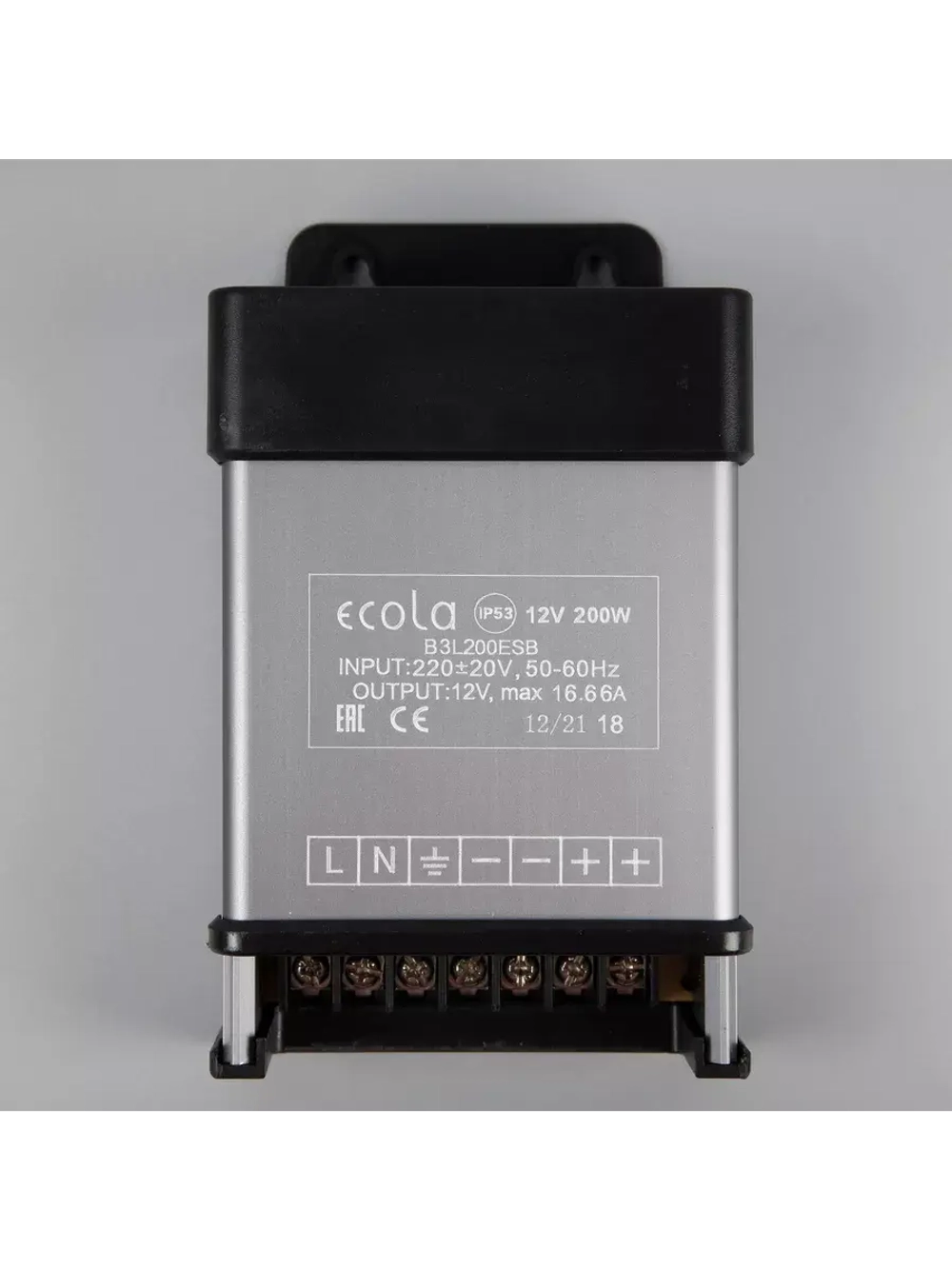 Блок питания  12В 16.67А 200W IP53