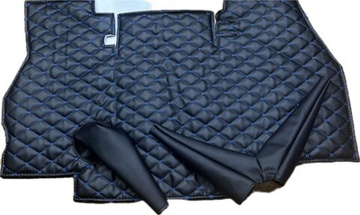 Коврик под рычаги КПП УАЗ 452, 3303 (синяя нить Бабочка)