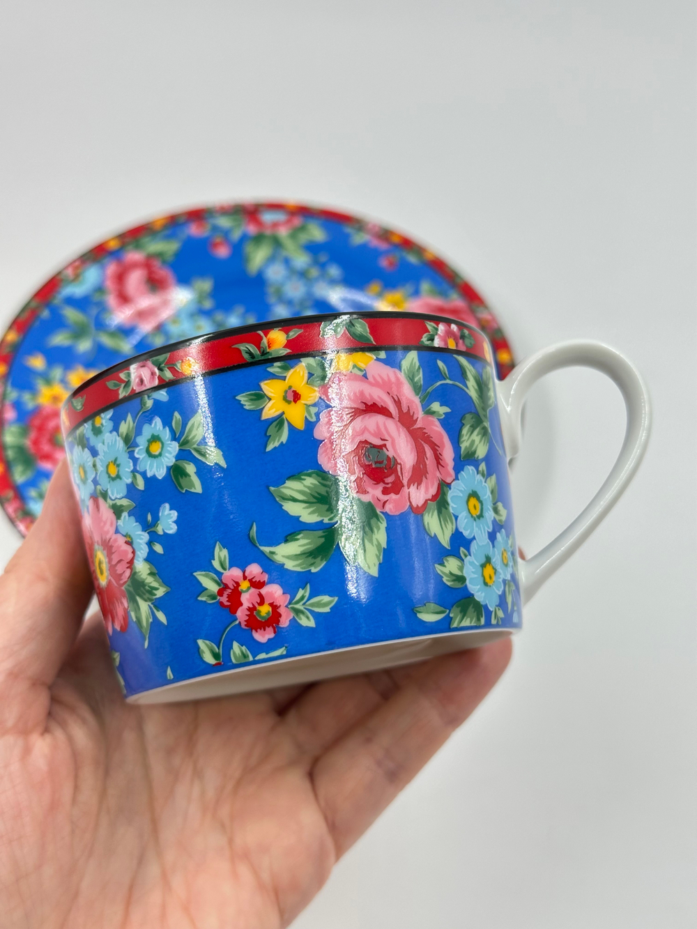 Чайная пара Kenzo синяя