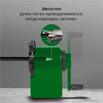 Точилка механическая BRAUBERG "JET" металлический механизм корпус зеленый (2 штуки в упаковке)