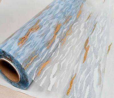 Клеенка Термо 60см*20м прозрачная с рисунком, 1111А