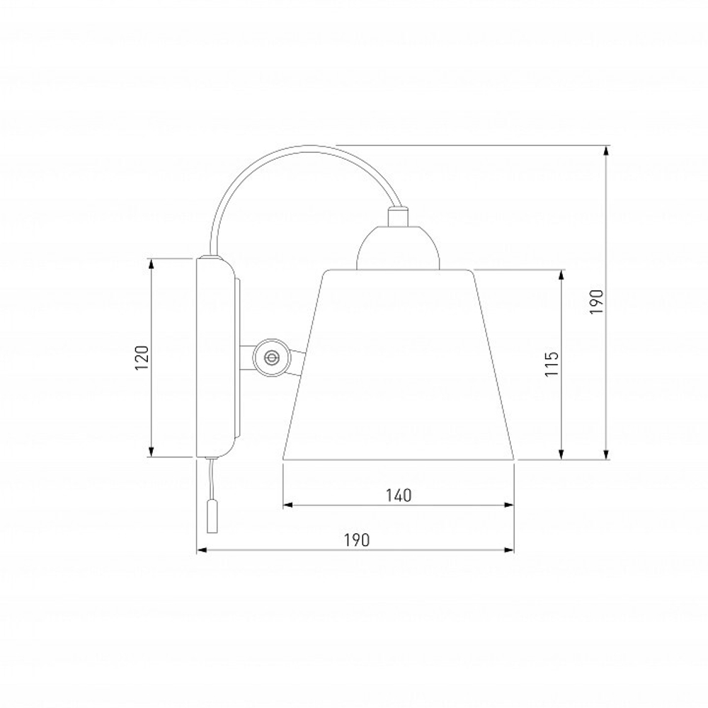 Бра Eurosvet 70083/1 золото