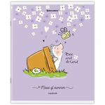 Тетрадь А5 48 л. BRAUBERG скоба, клетка, обложка картон, "Приключения Ёжика", 404366, 5шт